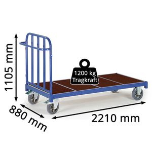 Produktbild für Transportwagen Rollcart Stirnwandwagen, 02-1248