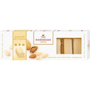 Niederegger Marzipan Klassiker ohne Schokolade, in Geschenkverpackung, 100g , 8 Stück