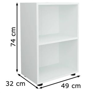 Produktbild für Aktenregal VCM Ulas 2-Fach, 918439, aus Holz