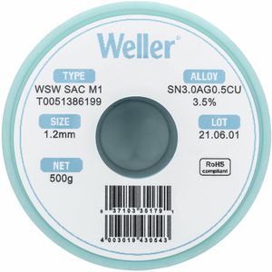 Produktbild für Lötzinn Weller T0051386199, Flussmittel, bleifrei