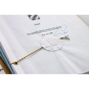 Produktbild für Urkundengarn csk-kontorbedarf schwarz/gold, 1 mm