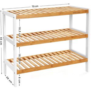 Produktbild für Schuhregal Songmics LBS03H, aus Bambus