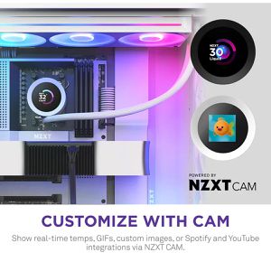 Produktbild für CPU-Kühler NZXT Kraken Plus 360 RGB, RL-KR360-W2, PWM