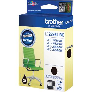Produktbild für Tinte Brother LC-229XLBK schwarz
