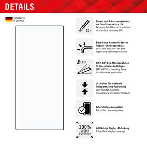 Produktbild für Displayschutzfolie Displex Full Cover, 10H
