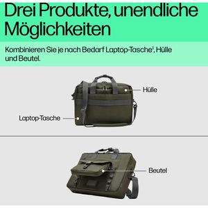 Produktbild für Laptoptasche HP Modular 9J497AA, grün