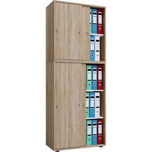 Produktbild für Schiebetürenschrank VCM Lona XXL, abschließbar, sonoma eiche