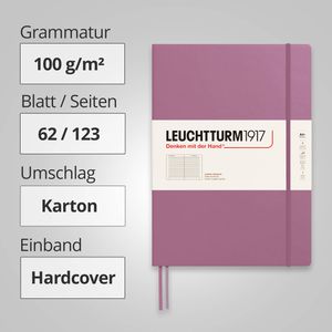 Produktbild für Notizbuch Leuchtturm1917 Master Slim, 372339, Karton Hardcover