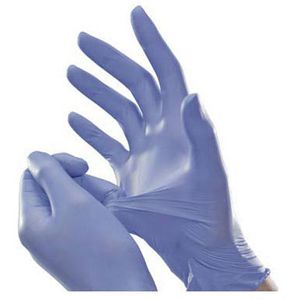 Produktbild für Einmalhandschuhe B.Braun Vasco Nitril light, lila, 100 Stück