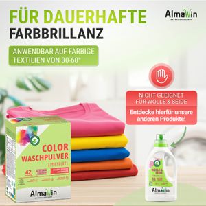 Produktbild für Waschmittel AlmaWin Konzentrat Lindenblüte, vegan