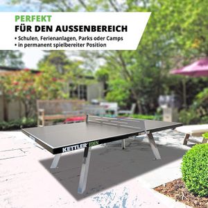 Produktbild für Tischtennisplatte KETTLER Eden, 10 mm Platte, Outdoor
