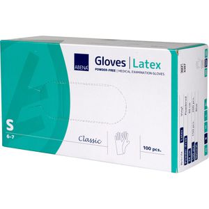 Produktbild für Einmalhandschuhe Abena Classic, natur, 100 Stück