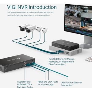 Produktbild für NVR TP-Link Vigi NVR1008H, LAN