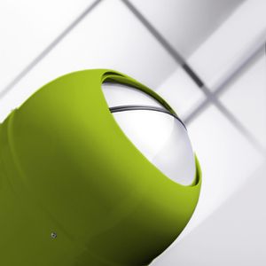 Produktbild für Mülleimer Wesco Kickmaster, limegreen