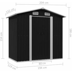 Produktbild für Geräteschuppen vidaXL 47028, 2,31 m²