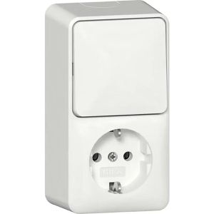 Produktbild für Steckdose Gira Standard 55, 417613, Aufputz