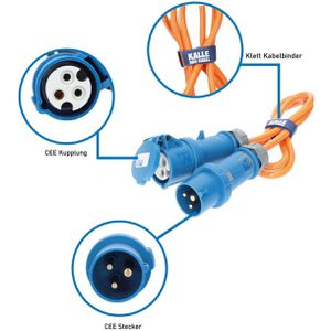 Produktbild für Kabeltrommel Kalle-das-Kabel Camping H07BQ-F, 25m