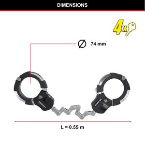 Produktbild für Fahrradschloss Master-Lock 8290EURDPRO