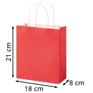 Produktbild für Papiertüten Folia Classic M, 21859, bunt