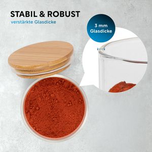 Produktbild für Vorratsglas Clidor mit Bambusdeckel