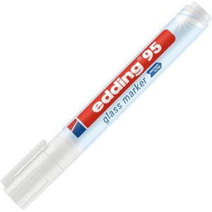Produktbild für Glasboardmarker Edding 95, weiß