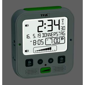 Produktbild für Wecker TFA 60.2538.02 Boom weiß, digital