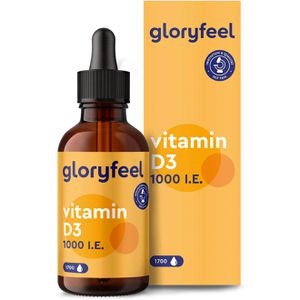 Vitamin-D gloryfeel 50 ml, für 1700 Tropfen