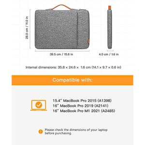 Produktbild für Laptophülle Inateck LB02006-15S, bis 16 Zoll