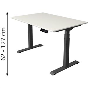 Produktbild für Schreibtisch Kerkmann Move 1 stable, weiß / anthrazit