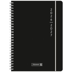 Produktbild für Schülerkalender Brunnen Plain Black, Schuljahr 2026/2027