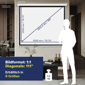 Produktbild für Beamer-Leinwand Magnetoplan 202501926