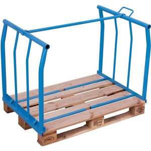 Palettenaufsatz VARIOfit Typ 66, pa-080.011, blau, Stahl