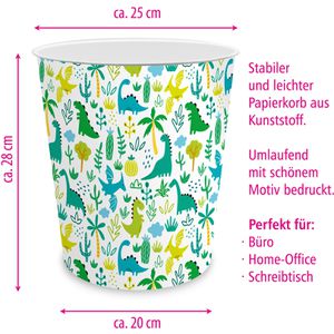 Produktbild für Papierkorb itenga 33106449, Dinosaurier