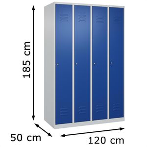 Produktbild für Spind CP-Möbel Classic PLUS, blau