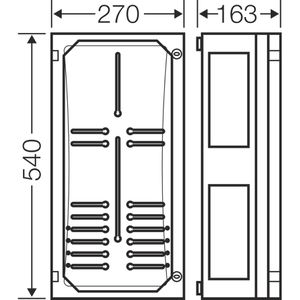 Produktbild für Zählergehäuse Hensel FP 2312, für 2 Zähler