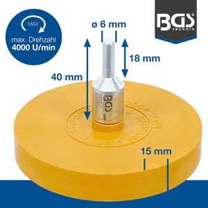 Produktbild für Folienradierer BGS-technic 3999, inkl. Adapter