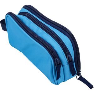 Produktbild für Federmäppchen Herlitz Doppelfaulenzer, Neon uni blue