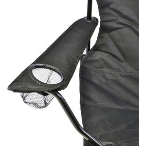 Produktbild für Campingstuhl Nexos ZGC34381, schwarz, bis 120 kg