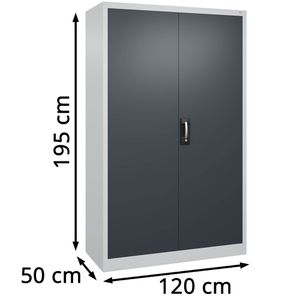 Produktbild für Werkzeugschrank CP-Möbel 08931-00, aus Metall, grau/anthrazit