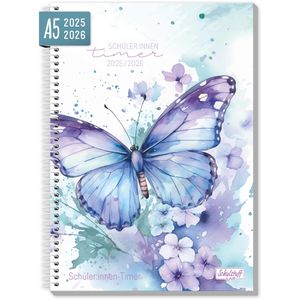 Schülerkalender Schulstuff by Häfft Butterfly, Jahr 2025/2026