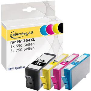 Multipack kompatibel Böttcher AG Druckerpatronen HP für – 364XL N9J74AE
