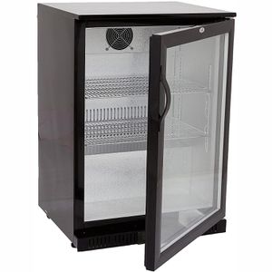 Produktbild für Getränkekühlschrank Saro BC138, mit Glastür, abschließbar