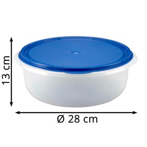Produktbild für Schüssel Axentia 231640 Hefeteigschüssel mit Deckel