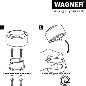 Produktbild für Türstopper Wagner-System EH-5171, Gummi / Metall