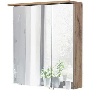 Produktbild für Spiegelschrank Schildmeyer Milan 134891, eiche