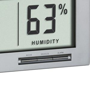 Produktbild für Wanduhr TFA 60.4517.54, Kunststoff, digital, Funkuhr