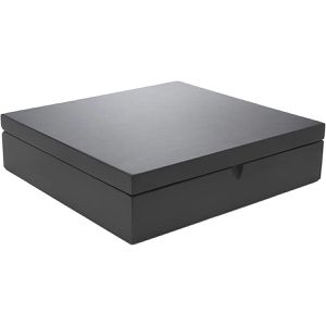 Teebox Bredemeijer 184008, für Teebeutel, schwarz, aus Bambus