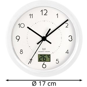 Produktbild für Wanduhr Miraval Kunststoff, analog, Quarzuhr