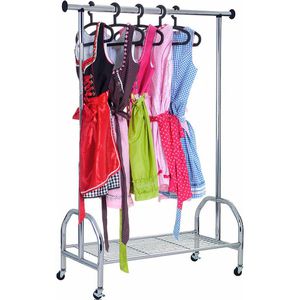 Produktbild für Garderobenständer Haku-Möbel Stefano, silber