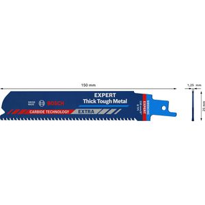Produktbild für Säbelsägeblatt Bosch Expert Thick Tough Metal S 955 CHC
